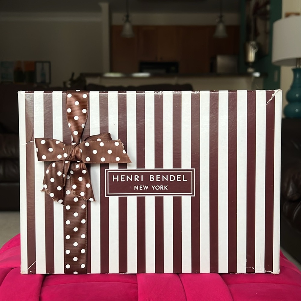 Henri Bendel Black Mini Bag with Gold Accent - Picture 15 of 15